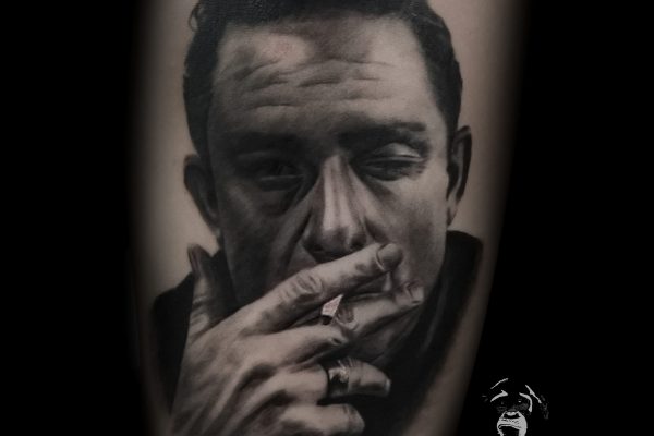 johnny cash portrait